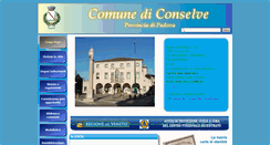Desktop Screenshot of comune.conselve.pd.it