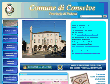 Tablet Screenshot of comune.conselve.pd.it